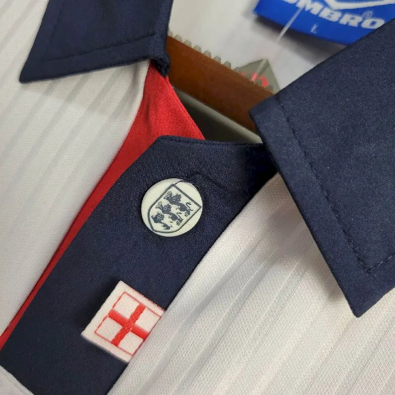 Camisa Retrô da Inglaterra de 1998