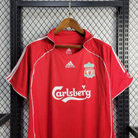 Camisa l Retrô Liverpool 2007/08 Steven Gerrard