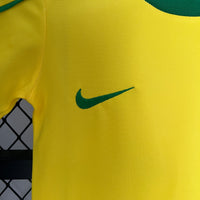 Camisa Retrô Brasil 1998 Kit Infantil